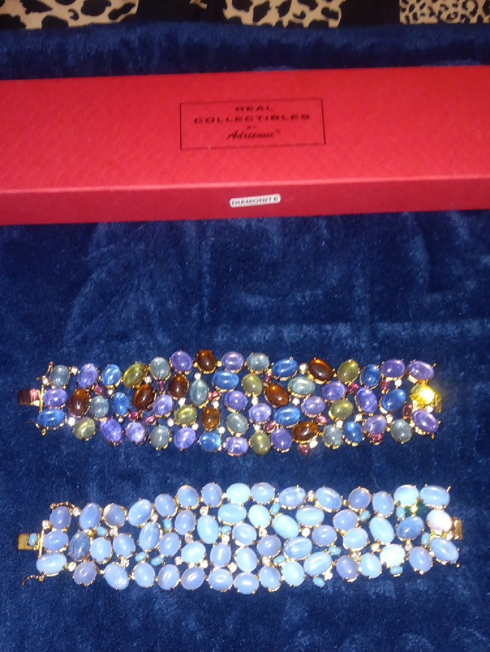 Gold-Tone Multi-Color Gemstone Bracelet - Women Jewelry